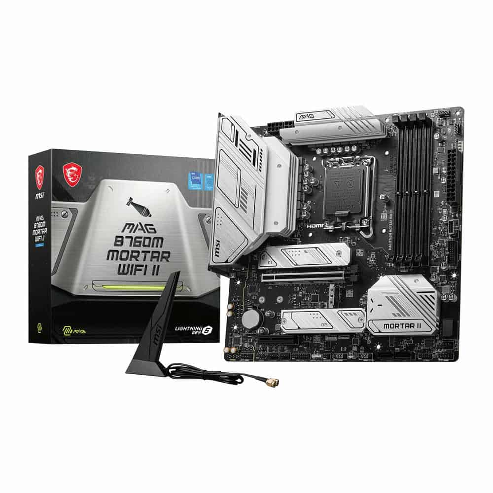 MSI Intel MAG B760M MORTAR WIFI II Micro-ATX Motherboard